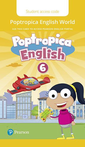 Poptropica English American Edition 6 Student PEP Access Card