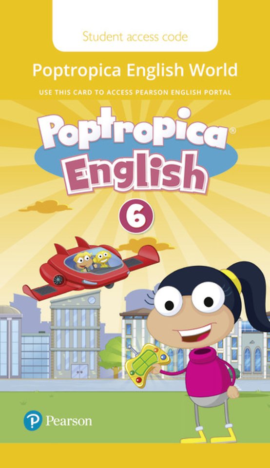 Poptropica English American Edition 6 Student PEP Access Card