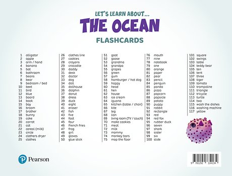Let's Learn About the Earth (AE) - 1st Edition (2020) - Flashcards - Level 1 (the Ocean)