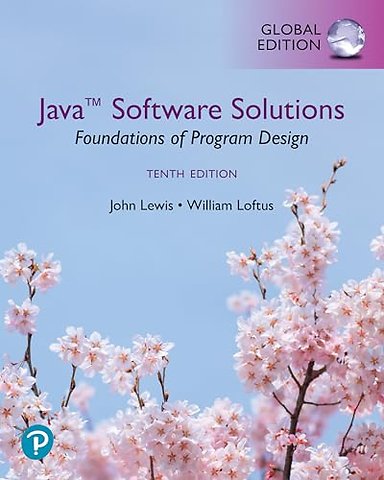 Java Software Solutions, Foundations of Program Design, Global Edition (Book)
