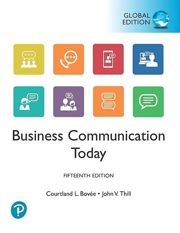 Business Communication Today, Global Edition