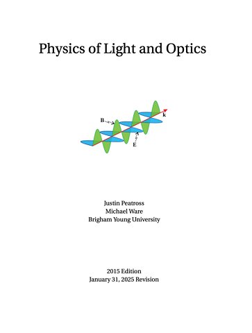 Physics of Light and Optics