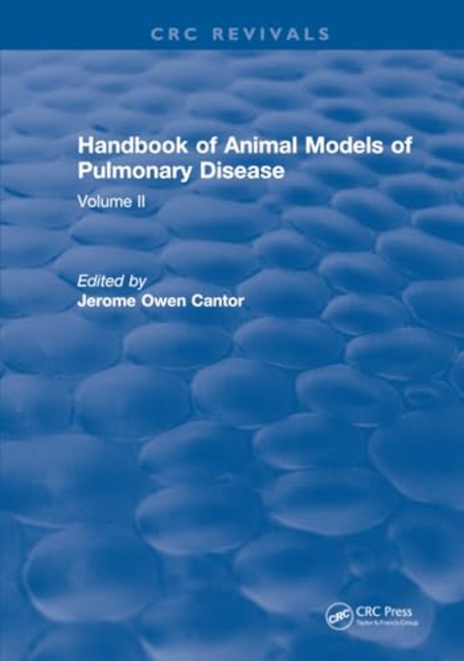 CRC Handbook of Animal Models of Pulmonary Disease