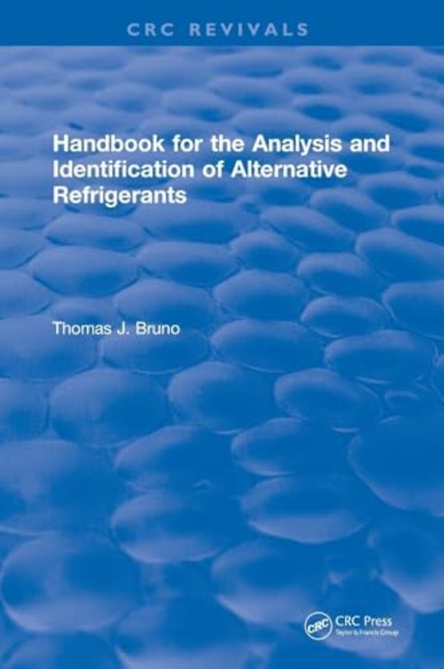 Handbook for the Analysis and Identification of Alternative Refrigerants