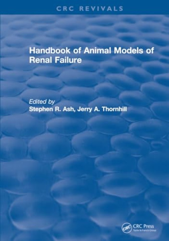 Handbook of Animal Models of Renal Failure