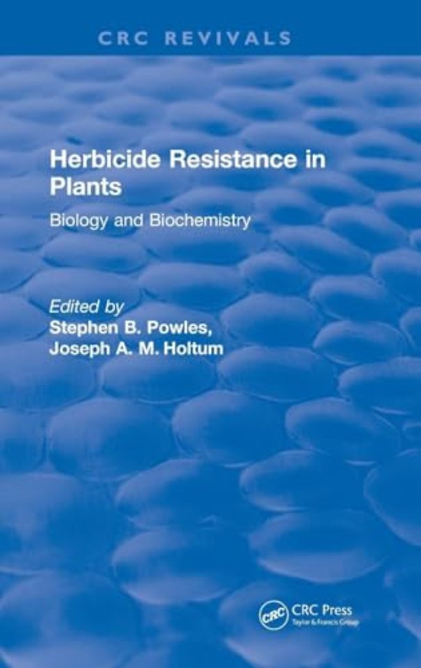 Herbicide Resistance in Plants