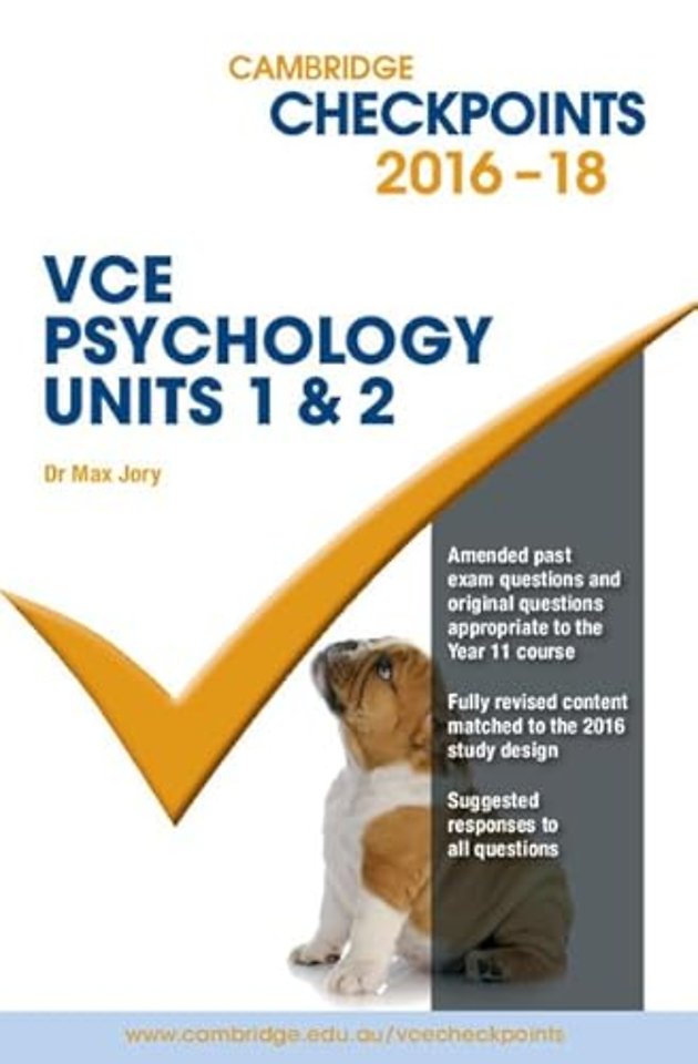 Cambridge Checkpoints VCE Psychology Units 1&2