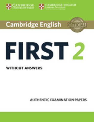 Cambridge English First 2 Student's Book without answers