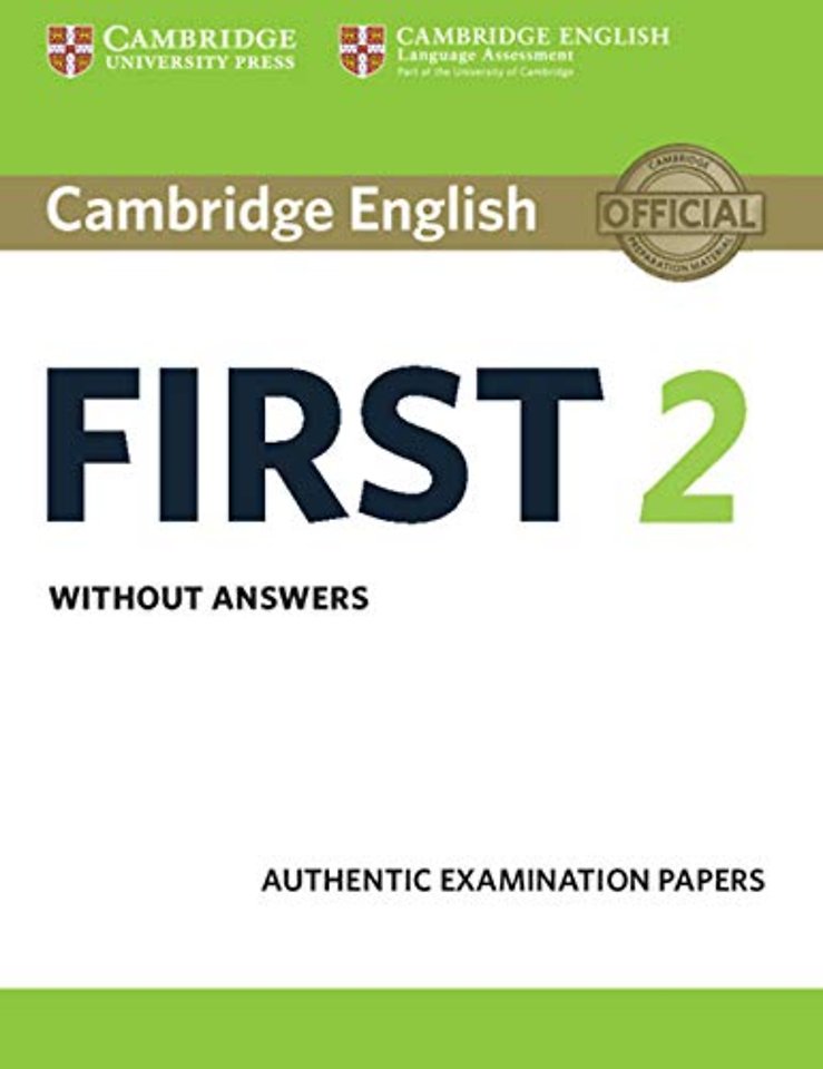 Cambridge English First 2 Student's Book without answers