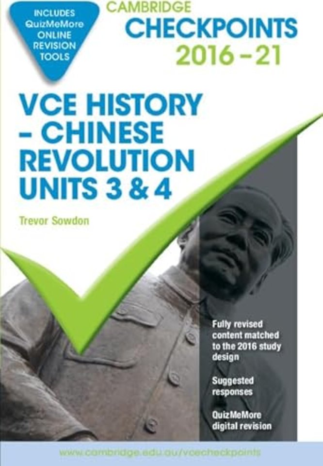 Cambridge Checkpoints VCE Chinese Revolution 2016-21 and QuizMeMore