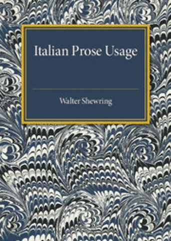 Italian Prose Usage