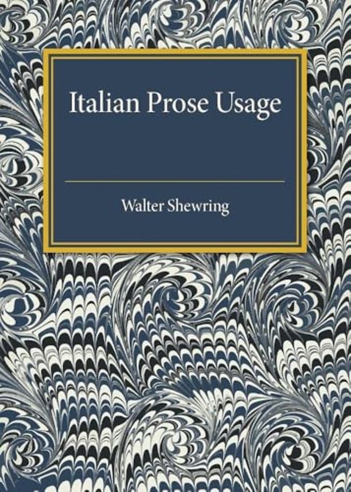 Italian Prose Usage