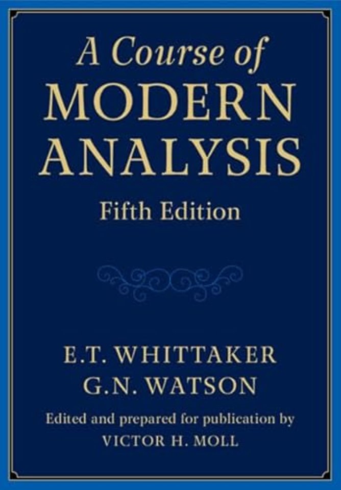 A Course of Modern Analysis