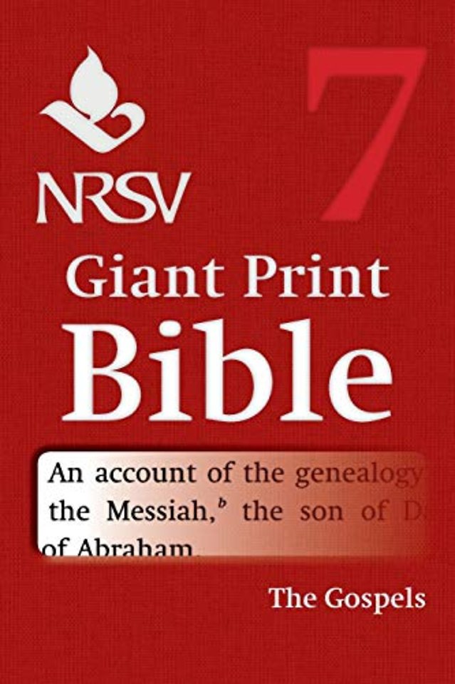 NRSV Giant Print Bible: Volume 7, Gospels