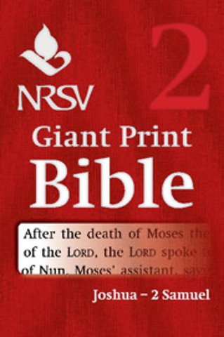 NRSV Giant Print Bible: Volume 2, Joshua – 2 Samuel