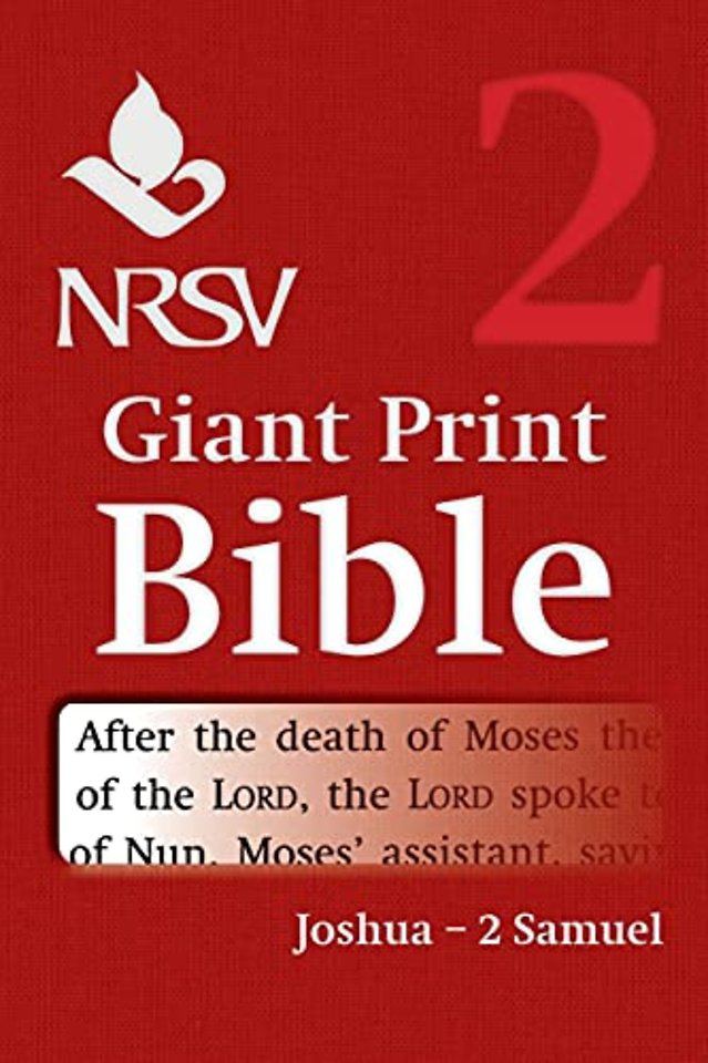 NRSV Giant Print Bible: Volume 2, Joshua – 2 Samuel