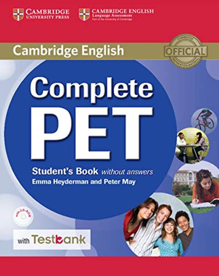 Complete PET Student's Book without Answers with CD-ROM and Testbank