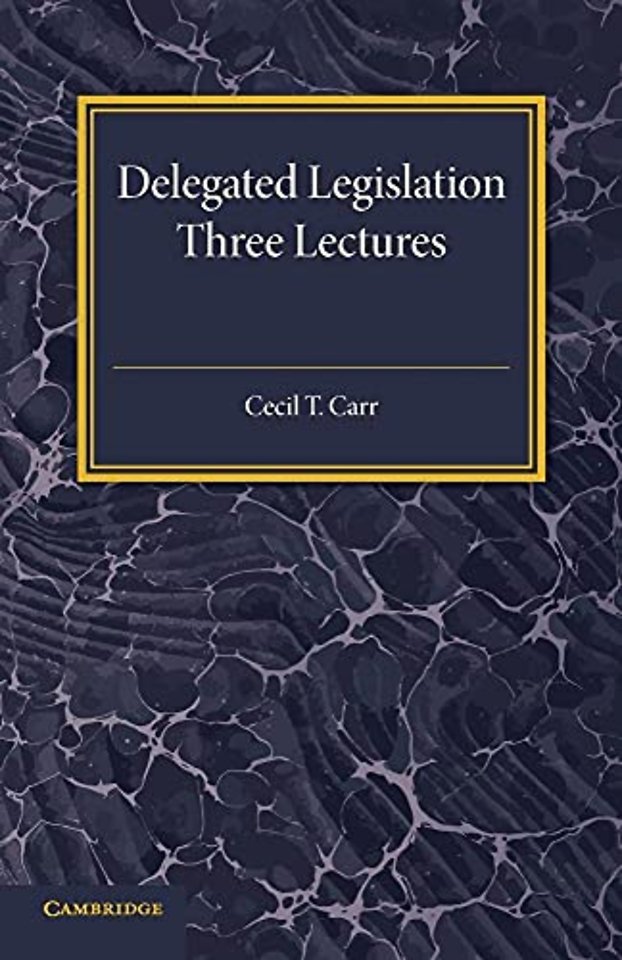 Delegated Legislation