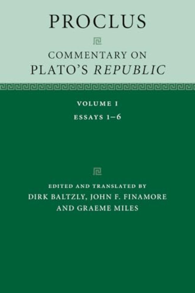 Proclus: Commentary on Plato's Republic: Volume 1