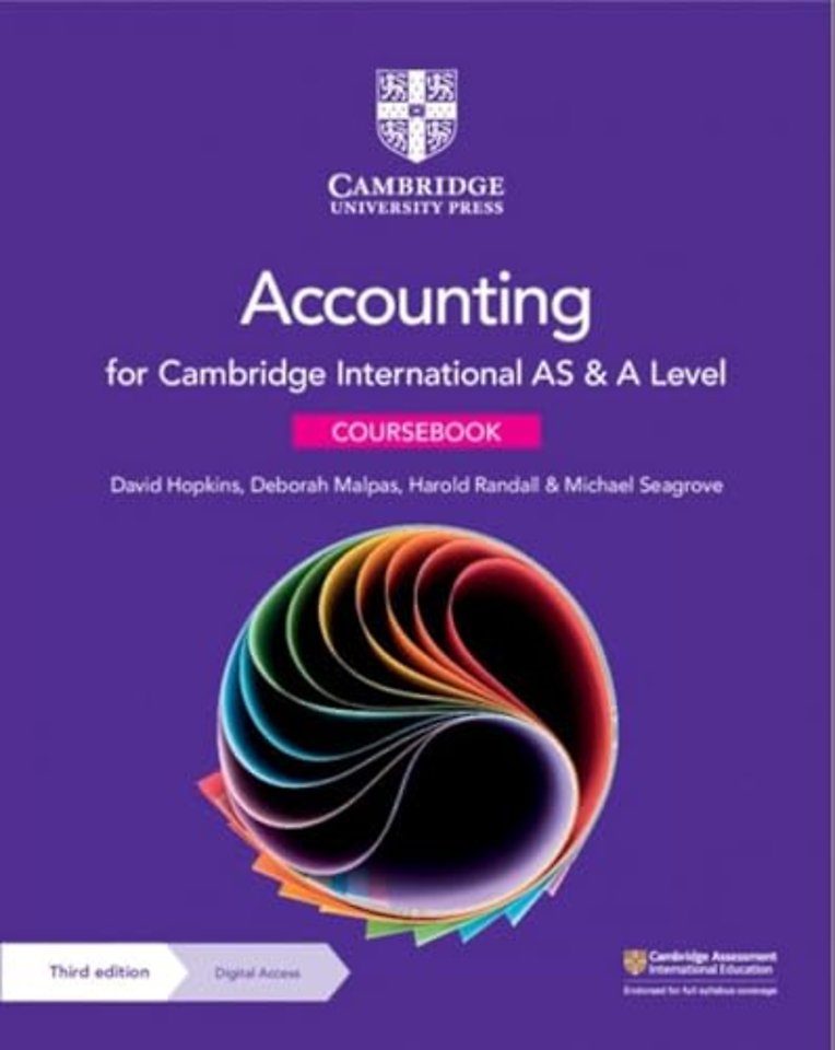 Cambridge International AS and A Level Accounting Coursebook