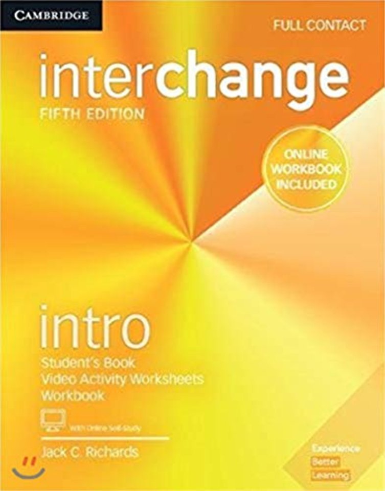 Interchange Intro Full Contact with Online Self-Study and Online Workbook