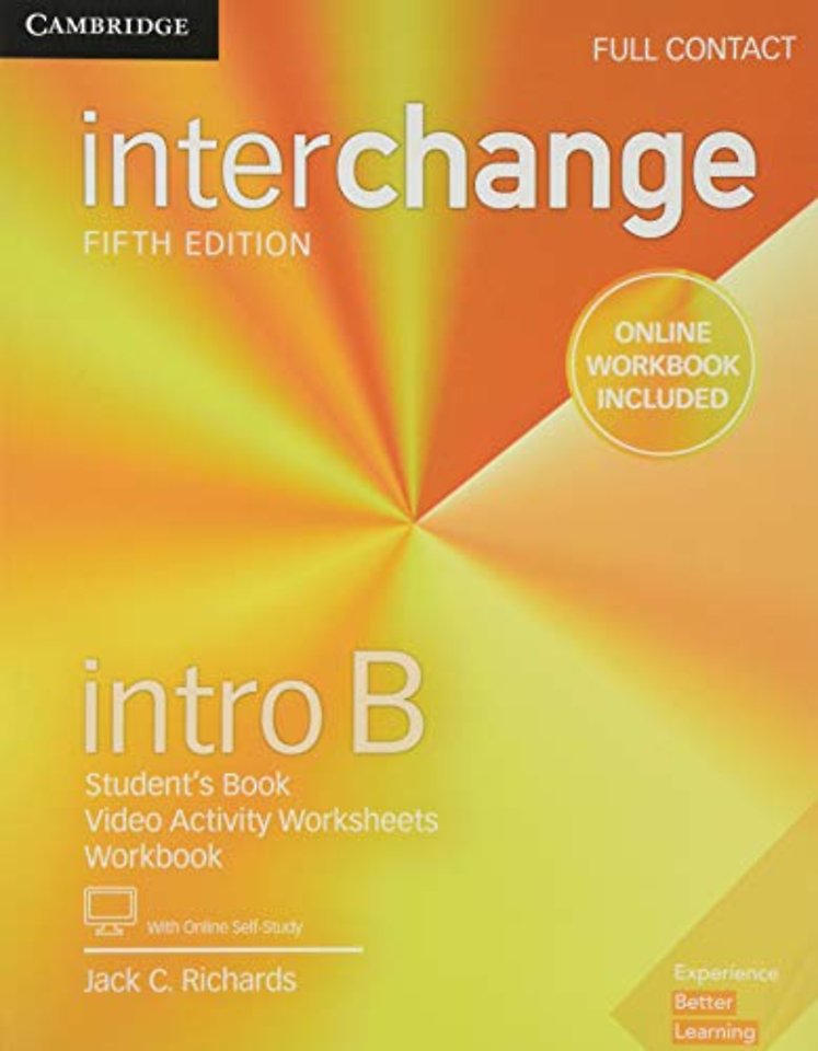 Interchange Intro B Full Contact with Online Self-Study and Online Workbook