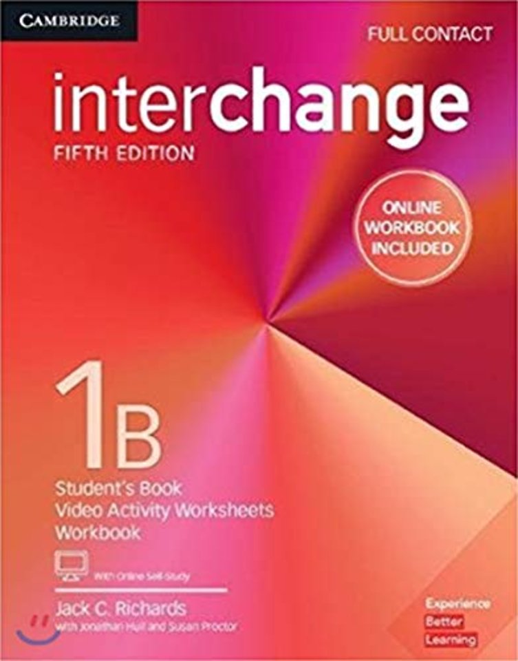Interchange Level 1B Full Contact with Online Self-Study and Online Workbook