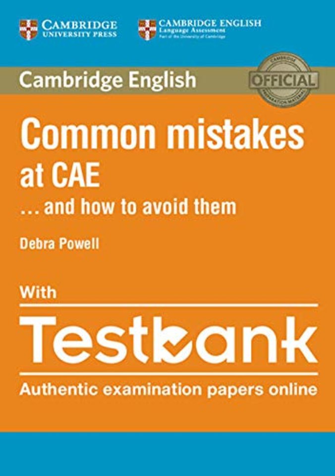 Common Mistakes at CAE… and How to Avoid Them Paperback with Testbank