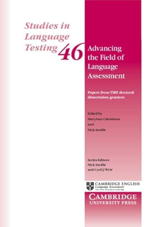 Advancing the Field of Language Assessment