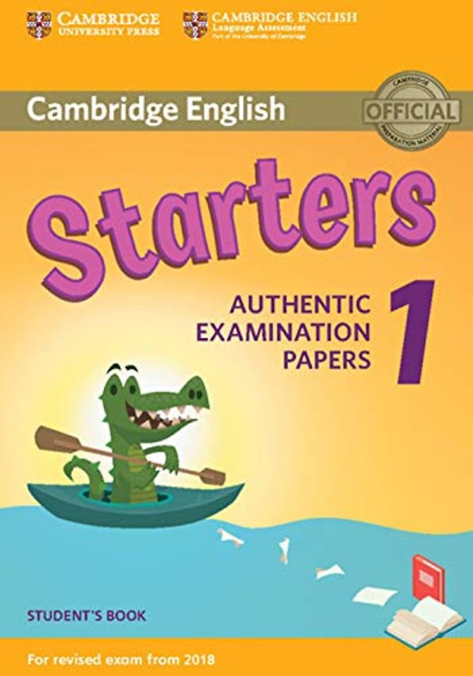Cambridge English  Starters 1 for Revised Exam from 2018 Student's Book