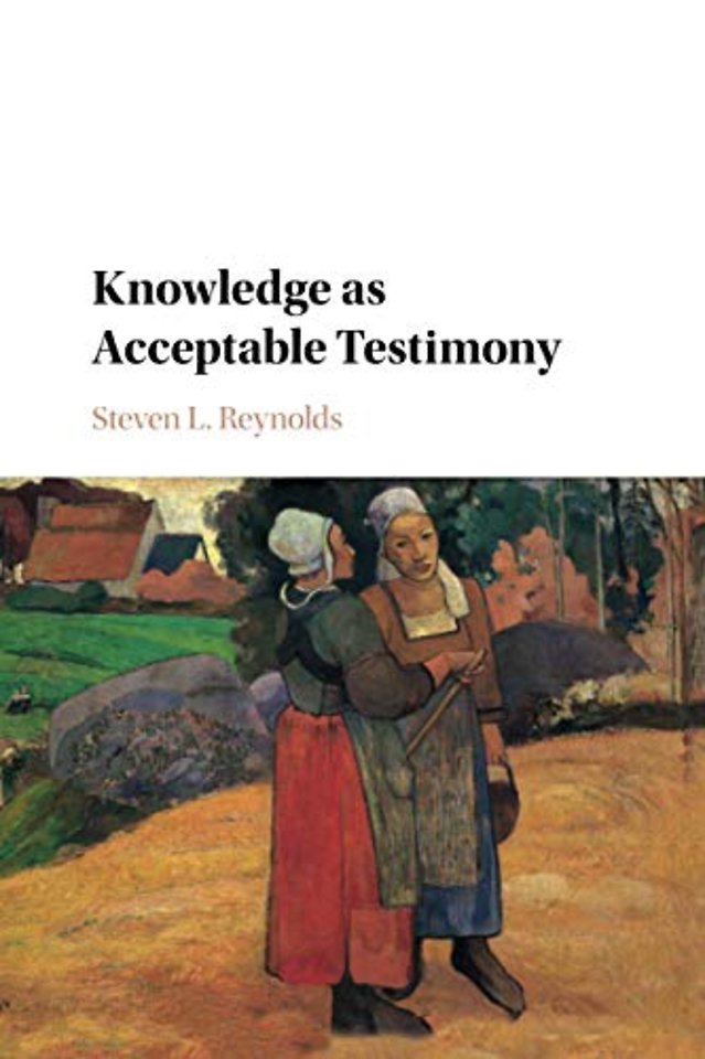 Knowledge as Acceptable Testimony