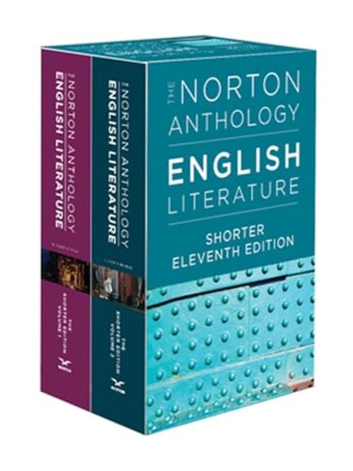 The Norton Anthology of English Literature – with Access to Student Site, 11th Edition, Volumes 1 & 2 Shorter