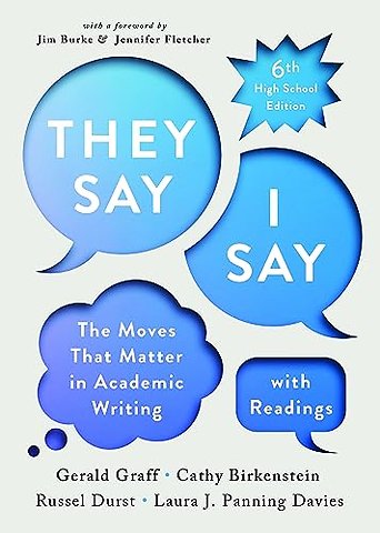 "They Say / I Say" with Readings