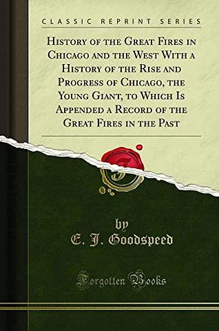 History of the Great Fires in Chicago and the West with a History of the Rise and Progress of Chicago, the Young Giant, to Which Is Appended a Record of the Great Fires in the Past (Classic Reprint)