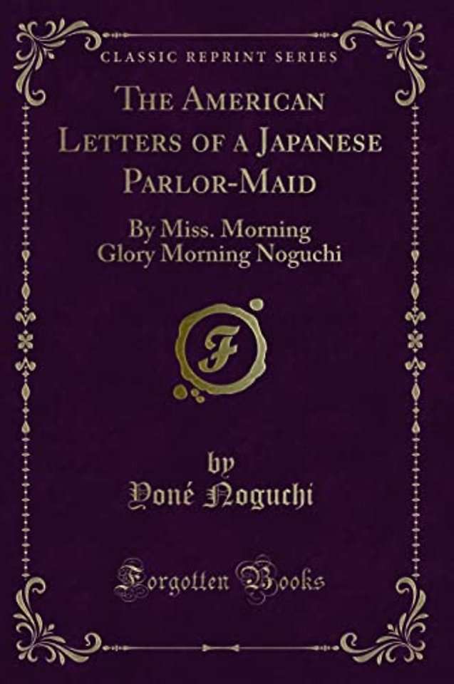 The American Letters of a Japanese Parlor-Maid