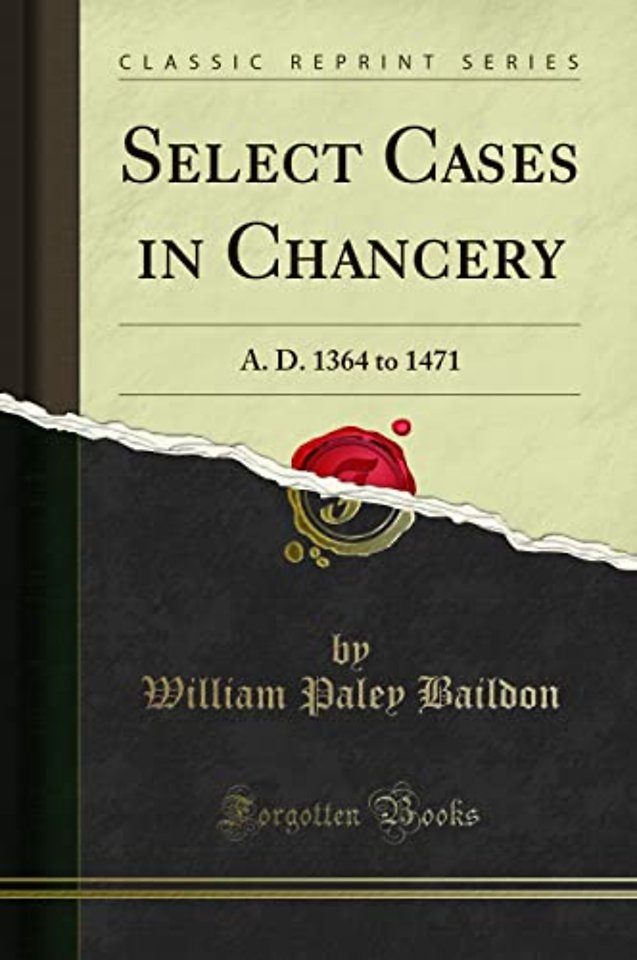 Select Cases in Chancery