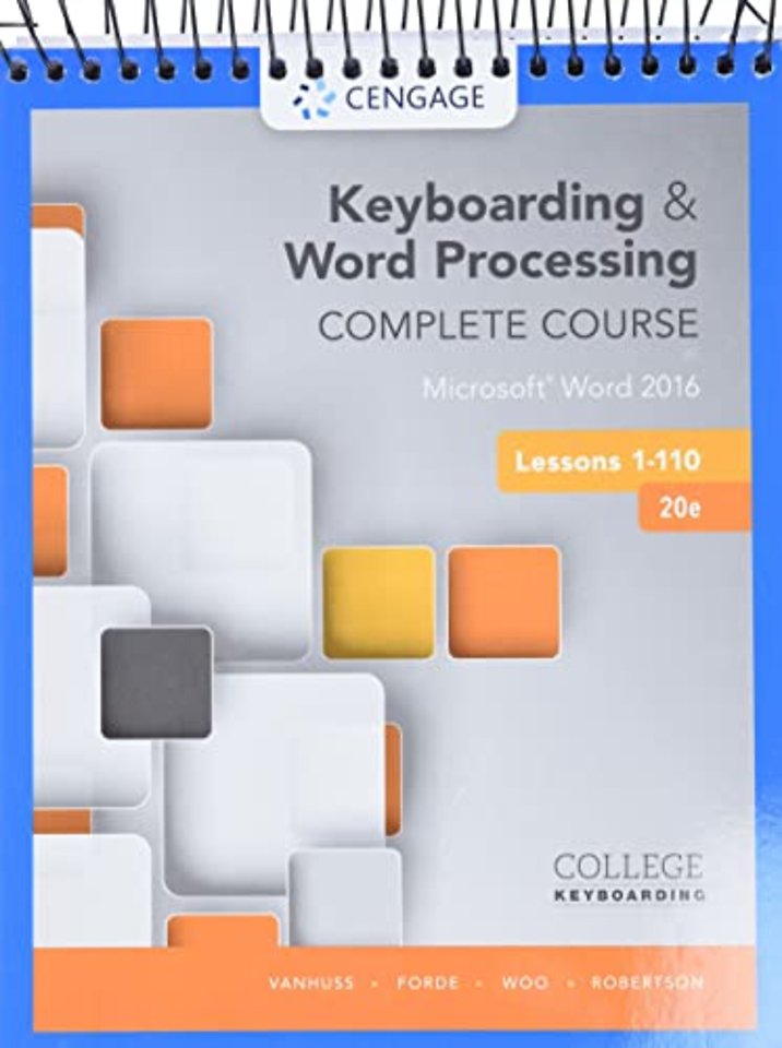 Keyboarding and Word Processing Complete Course Lessons 1-110