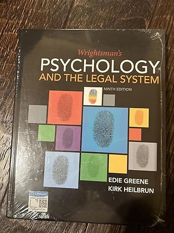 Wrightsman's Psychology and the Legal System
