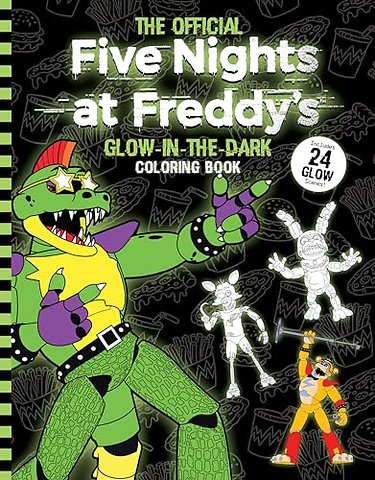 Five Nights at Freddy's Glow in the Dark Coloring Book