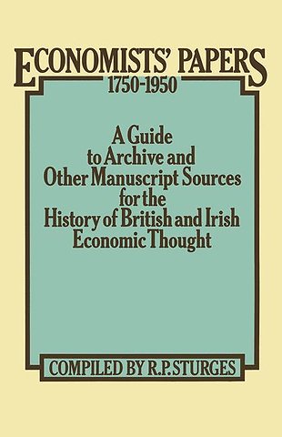Economists’ Papers 1750–1950