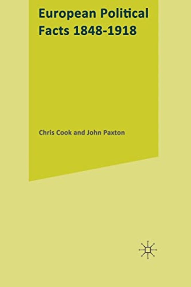 European Political Facts, 1848-1918