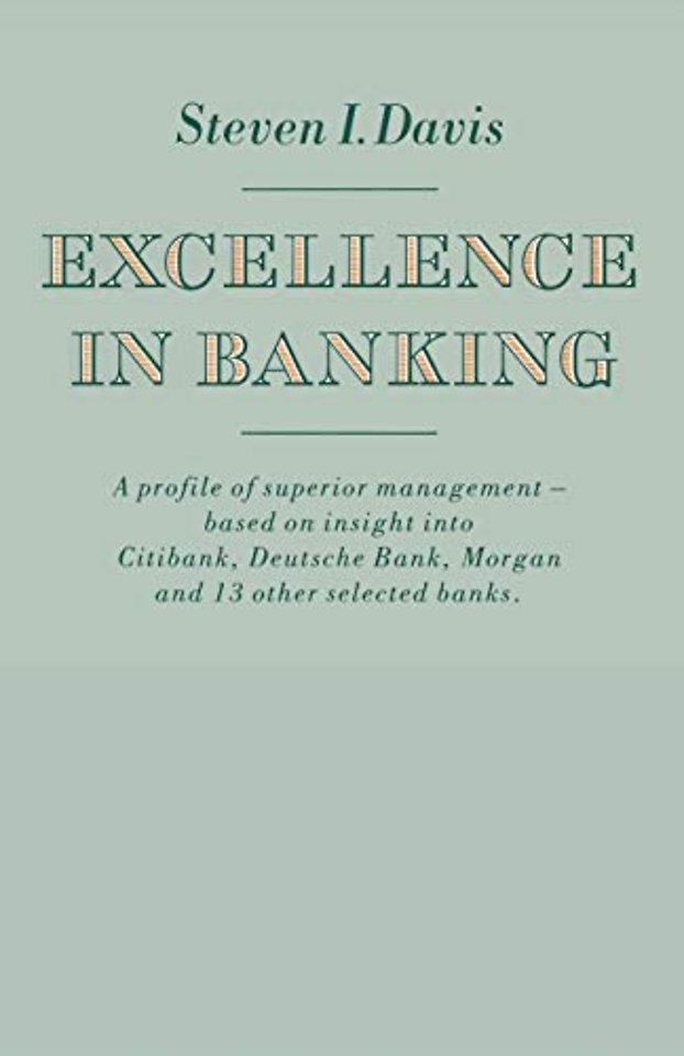 Excellence in Banking