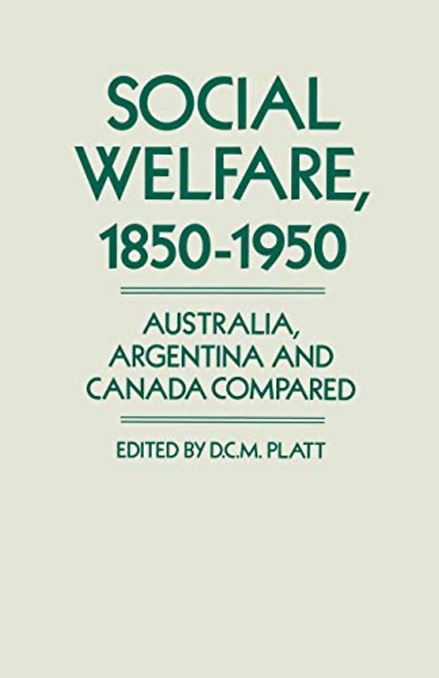 Social Welfare, 1850–1950