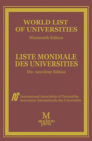 World List of Universities / Liste Mondiale des Universites