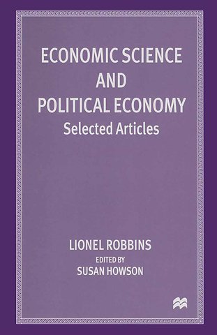 Economic Science and Political Economy