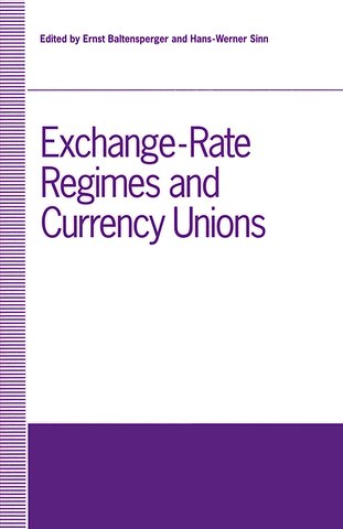 Exchange-Rate Regimes and Currency Unions