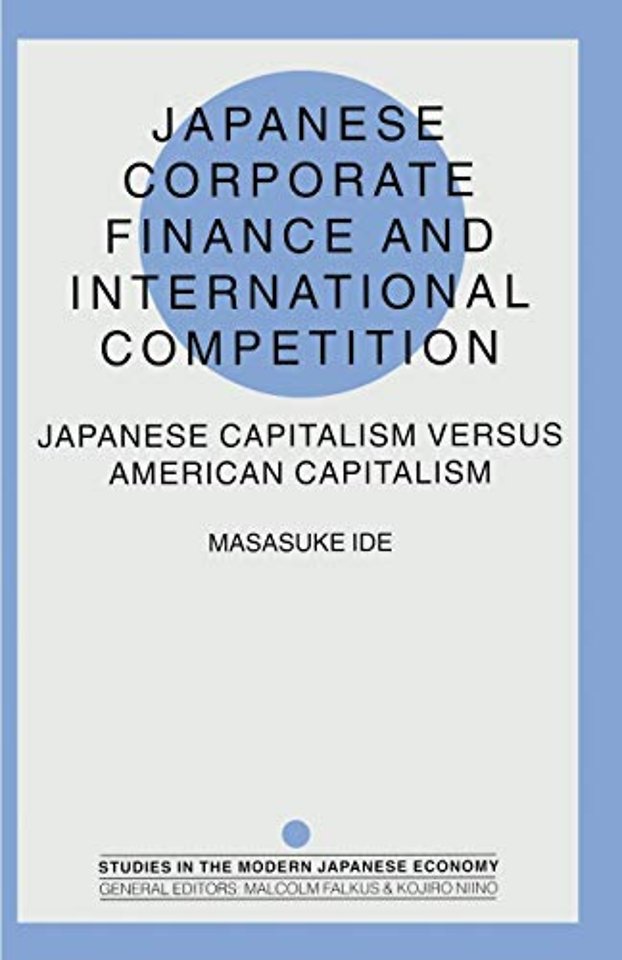 Japanese Corporate Finance and International Competition