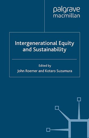 Intergenerational Equity and Sustainability