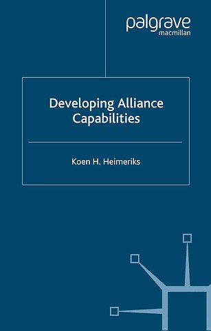Developing Alliance Capabilities