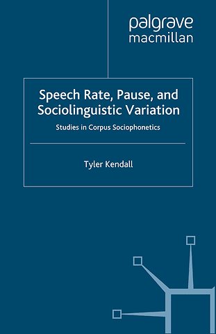 Speech Rate, Pause and Sociolinguistic Variation